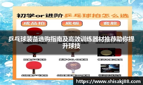乒乓球装备选购指南及高效训练器材推荐助你提升球技